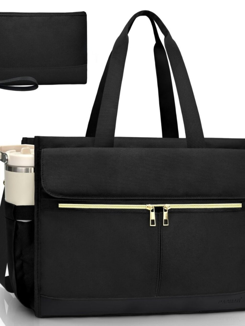 Laptop Bag for Women - 15.6 Inch Tote Work Bag with Compartments Nurse Teacher